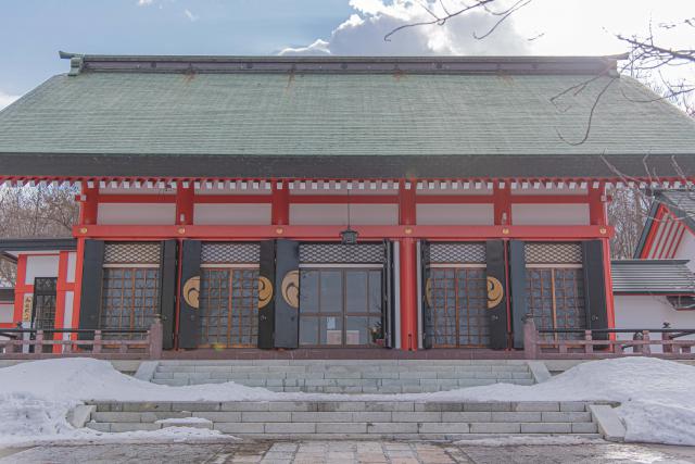 小樽住吉神社の境内